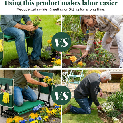 Garden Kneeler and Seat Gifts Foldable Gardening Stool