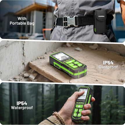 395FT Bluetooth Green Laser Measuring Tool S120-G-BT