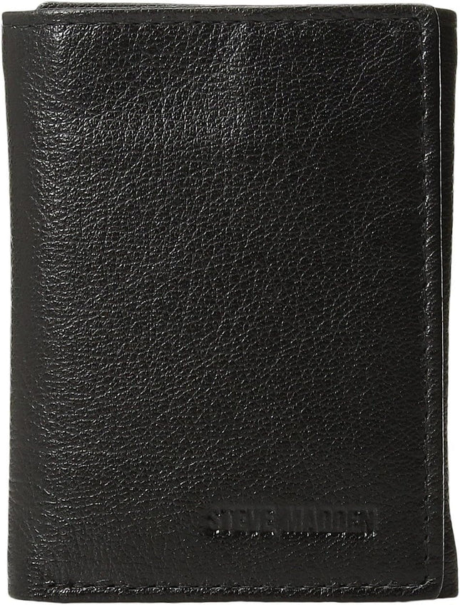 Men'S Rfid Trifold Wallet with Id Window