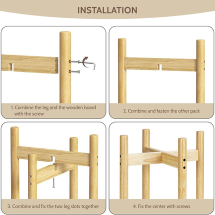 Wooden Adjustable Stand for Towel Warmers, Solid Wood Stand to Fit Different Sized Towel Warmers(8’’-15’’), Ideal Stand Accessories for Bathroom