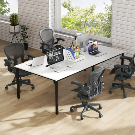 8 Feet Conference Room Table Large Meeting Table Seats up to 10 People