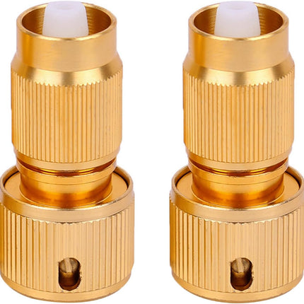 2Pcs Garden Expandable Hose Repair Kits Aluminium Adapter Water Hose Connector Expandable Garden Hose Repair