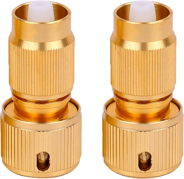 2Pcs Garden Expandable Hose Repair Kits Aluminium Adapter Water Hose Connector Expandable Garden Hose Repair