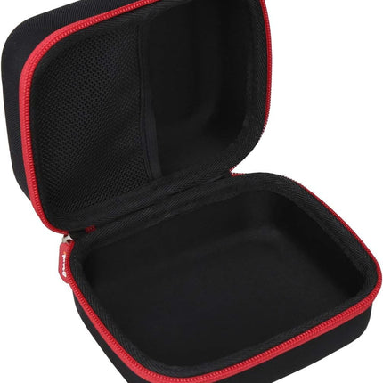 Case Compatible with Cricut Easypress Mini Heat Press, Storage Portable Bag for Machine and Accessories -Black with Red Zipper (Case Only)