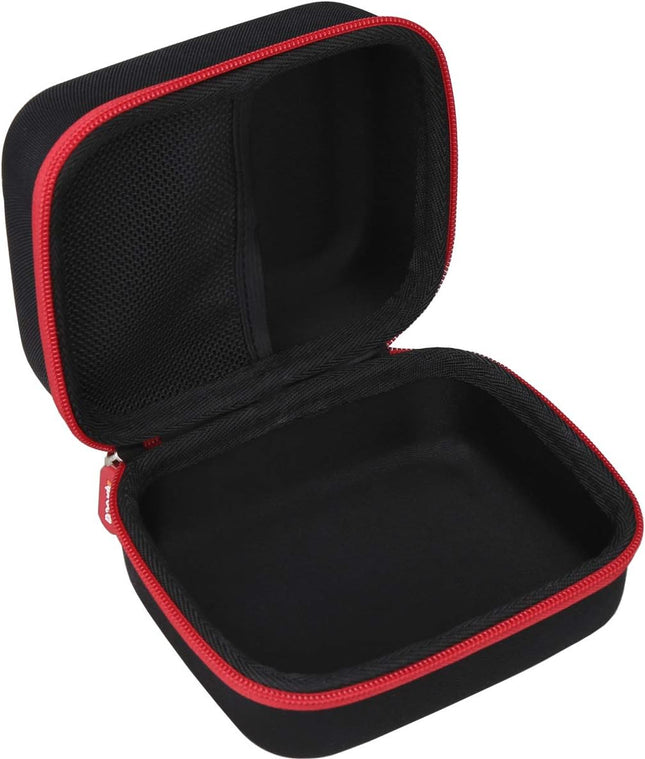 Case Compatible with Cricut Easypress Mini Heat Press, Storage Portable Bag for Machine and Accessories -Black with Red Zipper (Case Only)
