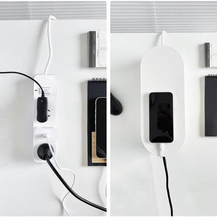 Cable Management Box, White, Large, 2 Pack