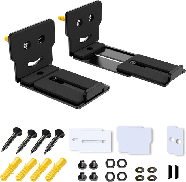 Adjustable Soundbar Mount, Lockable & Universal Fit, Anti-Slip