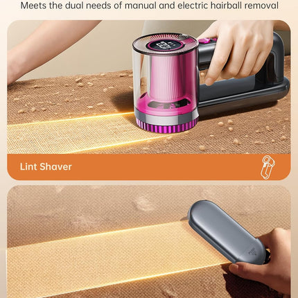 2-In-1 Rechargeable Fabric Shaver & Lint Remover,1800Mah