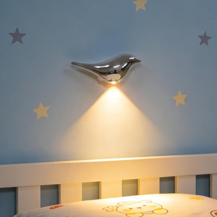 Motion Sensor Night Light:Cute Bird Rechargeable Lights 2 Pack