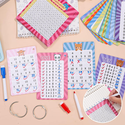 31 Pcs Multiplication Flash Cards Times Table Flash Cards