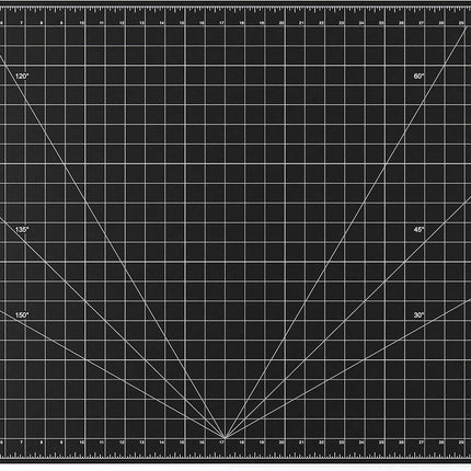 XNM Premium Self Healing Cutting Mat - 24 Inches by 36 Inches - A1, 3 Layer Quality PVC Construction - Dual Sided, Imperial and Metric Grid Lines - Perfect for Cutting, Sewing, and Crafts