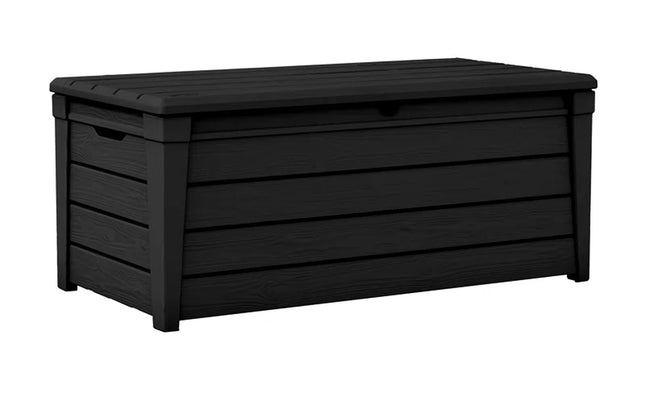 Brightwood 120 Gallon Large Durable Outdoor Storage and Weather Resistant Resin Deck Box (Choose Color)