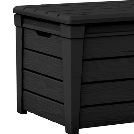 Brightwood 120 Gallon Large Durable Outdoor Storage and Weather Resistant Resin Deck Box (Choose Color)