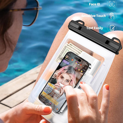 IPX8 Floating Waterproof Phone Pouch, Extra Large Size