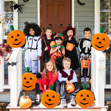3-Count Halloween Summerween Pumpkin Inflatable Beach Ball Decorations, Summerween 16" Tall, Halloween Pumpkin Toy (3-Pack)