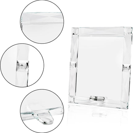 Crystal 8X10 Inch Picture Frame Sparkling for Home Decor, Wedding Frame Tabletop Display, Display Photo 8''X 10'', Comes with Gift Box