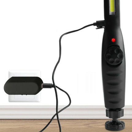 LED USB Rechargeable Work Light Magnetic Flashlight Flexible Cordless Torch Automotive Inspection Light