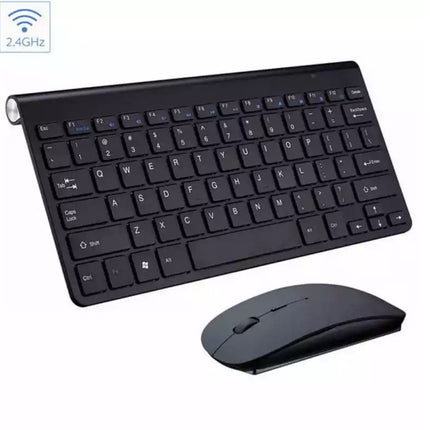 Mini Wireless Keyboard and Mouse Set Waterproof 2.4G for Mac Apple PC Computer