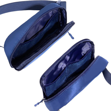 Belt Bag Fanny Pack Crossbody Bags for Women Everywhere Belt Bag (Blue)