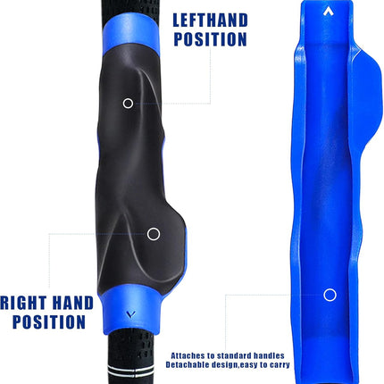 Golf Grip Trainer Right Handed Golf Club Grip Training Aid for Beginners & Pros, Grip Strength Trainer, Golf Swing Trainer Practice Grip Corrector