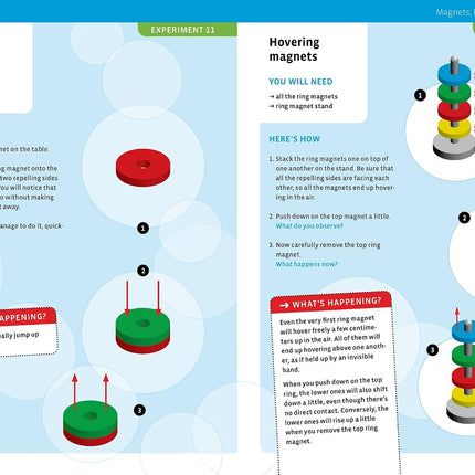 Thames & Kosmos Magnetic Science | 33 STEM Experiments | Ages 8+ | Learn about Earth’S Magnetic Poles | Discover How Invisible Magnetic Fields Work | Full-Color 48-Page Manual