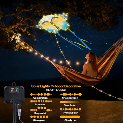 Solar Butterfly Lights Outdoor, Kite Butterfly Garden Lights Decor
