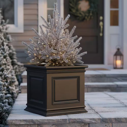 Covington 20 In. Black Self-Watering Planter
