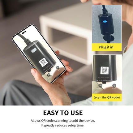 Outdoor Smart Plug, Matter Smart Plug, Smart Home Wi-Fi Outlet IP65 Waterproof, Compatible with Alexa, Apple Home, Smartthings, Google Home, Smart Life, IP65 Waterproof, 2.4Ghz, 2 Pack