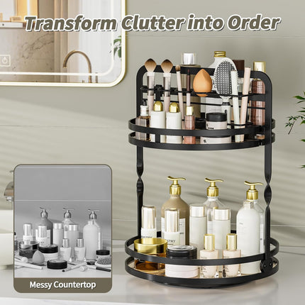 360 Rotating Makeup Organizer,Perfume Organizer, Bathroom Counter Organizer