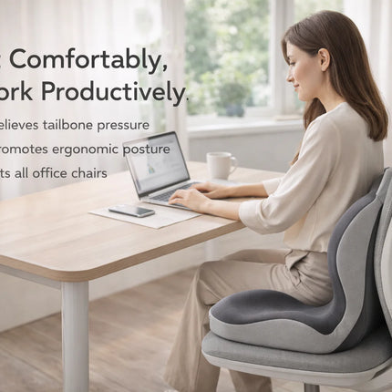 Elvix™ Posture Support Cushion - Back & Tailbone Support