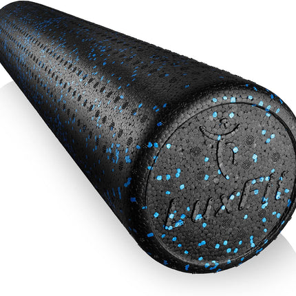 Foam Roller, Speckled Foam Rollers for Muscles '3 Year Warranty' High Density Foam Roller for Physical Therapy Exercise Deep Tissue Muscle Massage Myofacial Release Back Roller (Blue, 24 Inch)