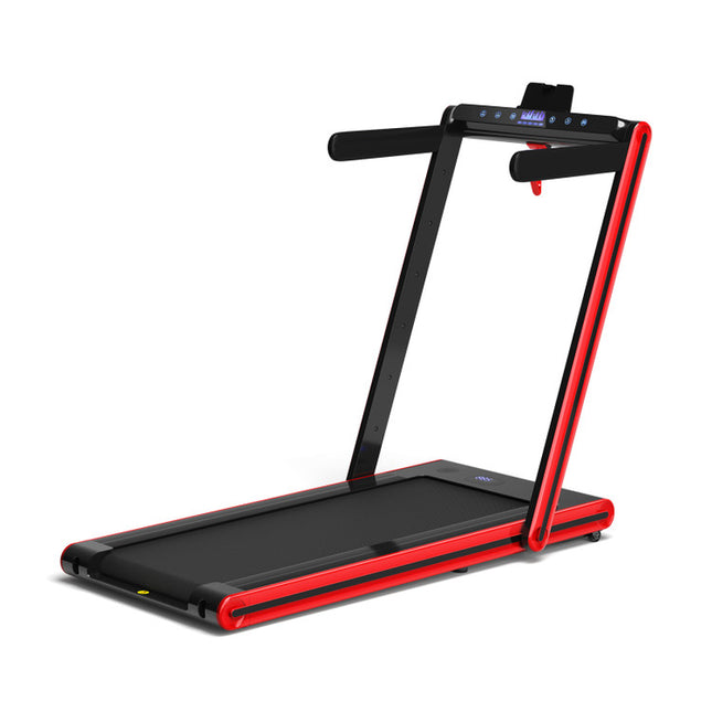 2-In-1 Folding Walking Pad Treadmill with Dual LED Display