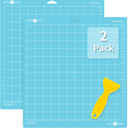 Light Grip Cutting Mat 12X12, 2 Pack, Quilting & Crafting