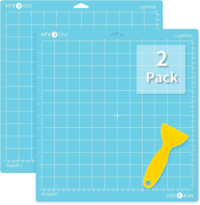 Light Grip Cutting Mat 12X12, 2 Pack, Quilting & Crafting