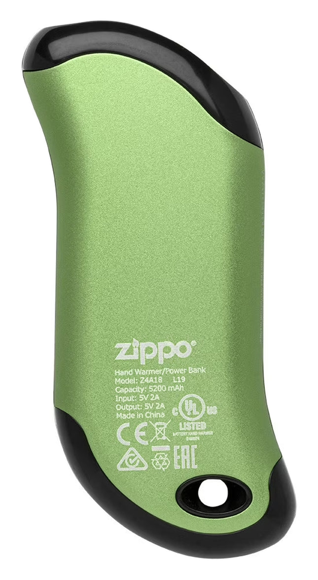 Green Heatbank 9S Rechargeable Hand Warmer