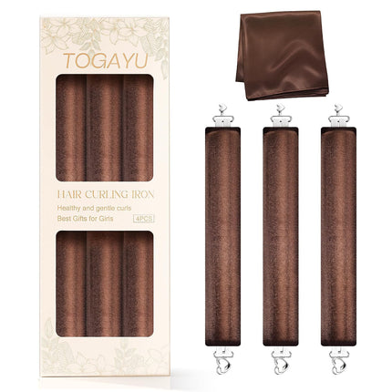 Heatless Curls Overnight Hair Care Set - Jumbo Velvet Hair Curlers