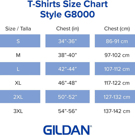 Unisex-Adult Dryblend T-Shirt, Style G8000, Multipack