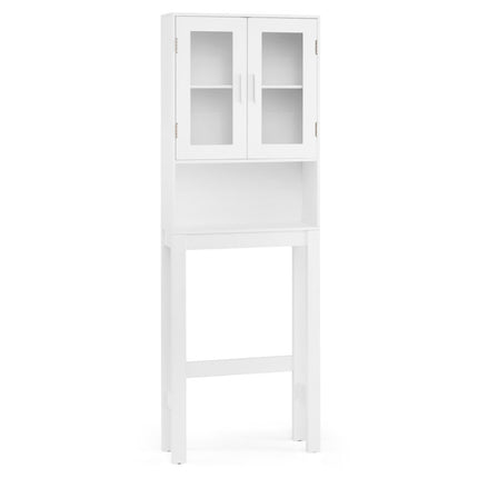 Over the Toilet Bathroom Storage Cabinet with Adjustable Shelf