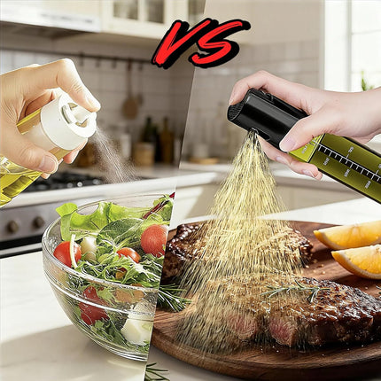 Oil Sprayer for Cooking,Olive Oil Sprayer100Ml Light-Blocking Glass,Black