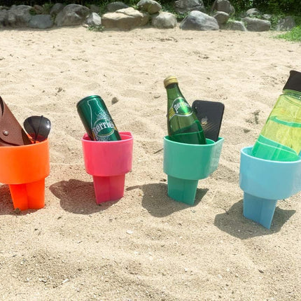 Beach Cup Holder, Keep Drinks Stable and Out of Sand, 4 Pack