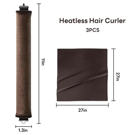 Heatless Curls Overnight Blowout Rods,Hair Rollers Hair Curlers to Sleep In