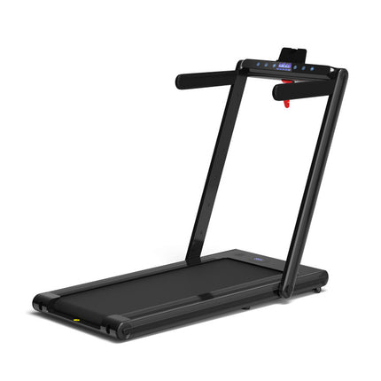 2-In-1 Folding Walking Pad Treadmill with Dual LED Display