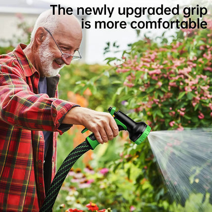 50Ft Expandable Garden Hose Lightweight Flexible Water Hoses Green