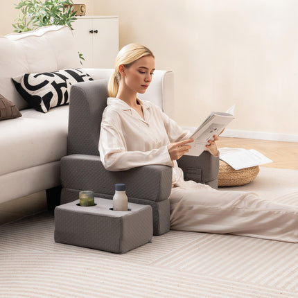 3-Piece Reading Pillow Set Extra Large Lap Desk with Coaster