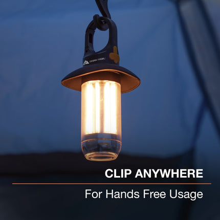 250-Lumen Rechargeable Camping Lantern with Flashlight