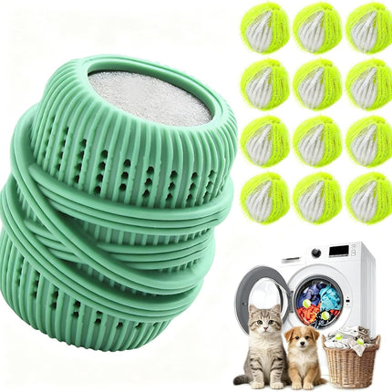Pet Hair Remover for Laundry, Reusable Dog Cat Hair Catcher, Effective Lint Remover for Washing Machine, Suitable for Clothes, Bedding