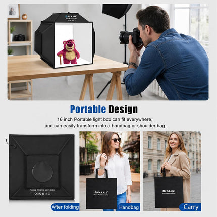 Upgraded 16"X16" Photo Studio Light Box & Soft Box