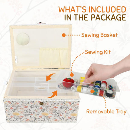 Large Vintage Sewing Box No Accessories