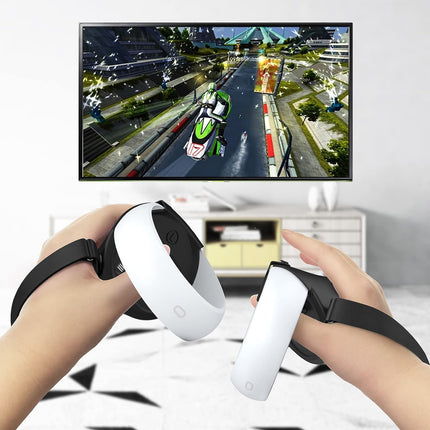 Controller Grip for Oculus Quest 2 Accessories Grips Cover for VR Touch Controllers Covers Protector with Non-Slip Thumb Grips 1Pair Black
