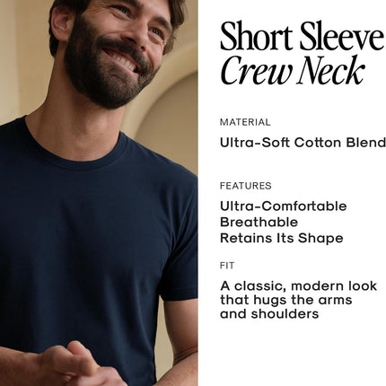 Mens T-Shirts – Short Sleeve Crew